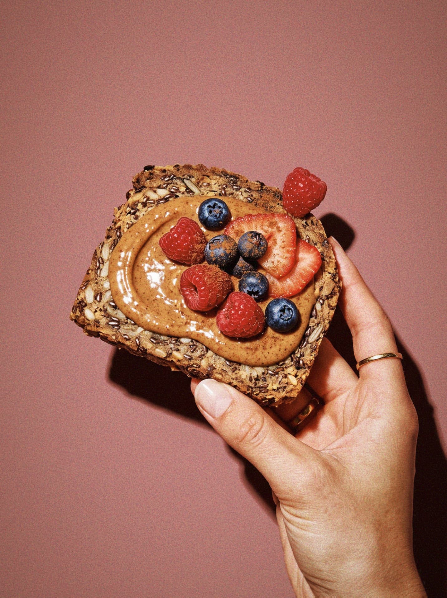 Nut butter & berries